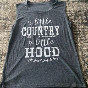 Country Music Tank - size Large